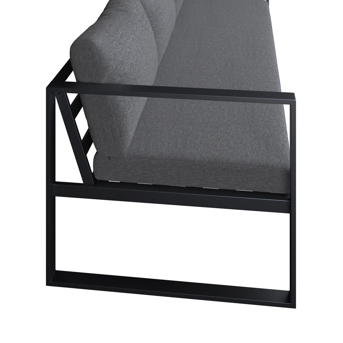 Set grădină Aurelia - antracit, Modern, sticlă/metal - Mömax