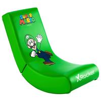 Gamingsessel Nintendo ca. 41x65x84,5cm Grün Super Mario - Grün, MODERN, Leder/Holzwerkstoff (41/65/84,5cm) - X Rocker