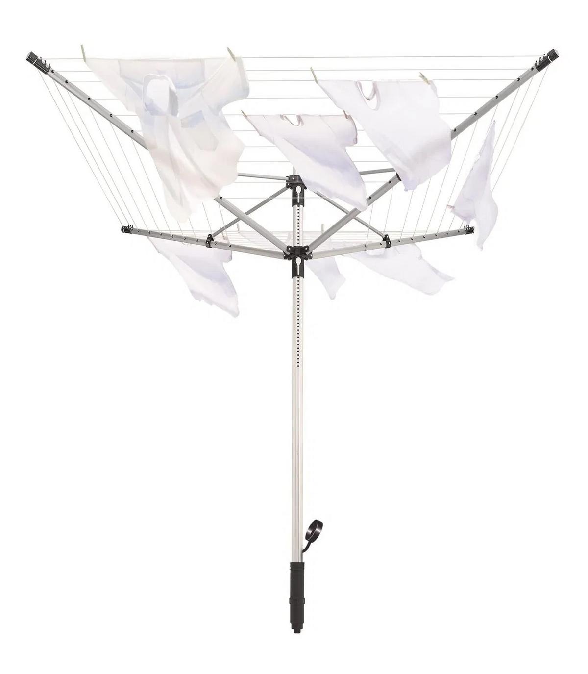 Kültéri Ruhaszárító Linopush 500 - szürke, fém (135-180cm) - Leifheit
