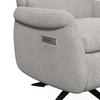 RELAXFÅTÖLJ ALICE - ljusgrå/svart, Modern, metall/trä (76/110/94cm) - Bessagi Home