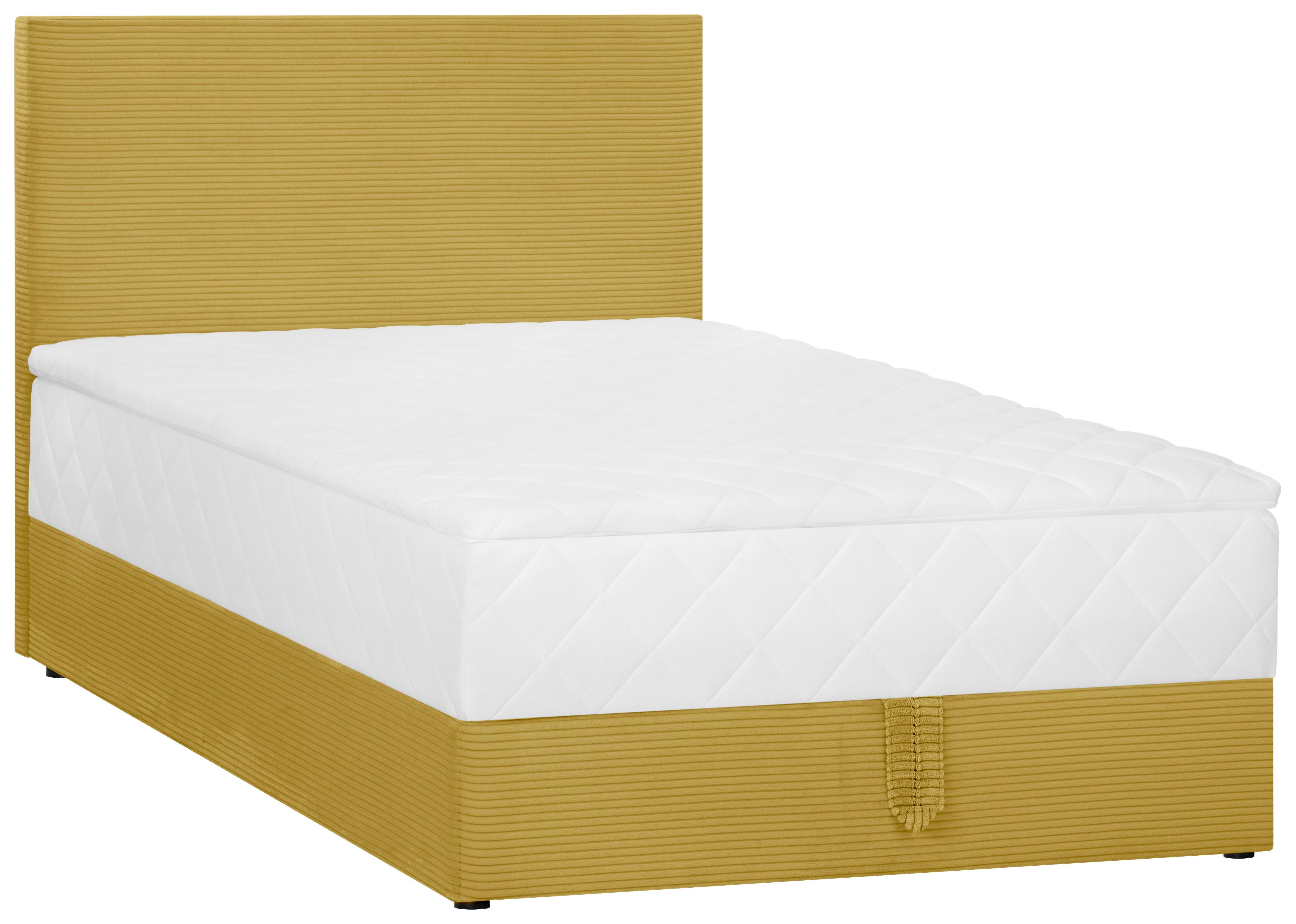 Boxbett Boxy Gelb ca. 120x200cm - Gelb, KONVENTIONELL, Textil (120/200cm) - Based