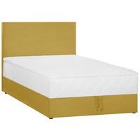 Boxbett Boxy Gelb ca. 100x200cm - Gelb, KONVENTIONELL, Textil (100/200cm) - Based