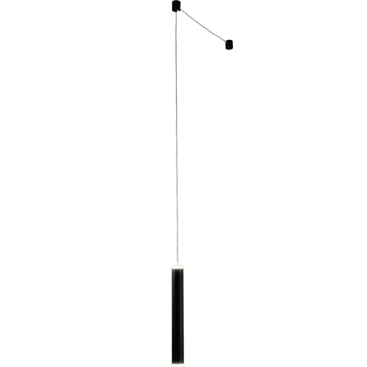LAMPA ZWIESZANA LED 3685-41-101 PRADO - czarny, Design, metal (3,7/500cm) - Fabas Luce