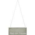 Dekoschild Ellen in Grau Aus Beton - Grau, LIFESTYLE, Stein (1,5/15/6cm)