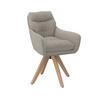 CHAISE ACCOUDOIRS JUANA - Beige/couleur naturelle, MODERN, textile/bois (61/93/65cm) - Bessagi Home