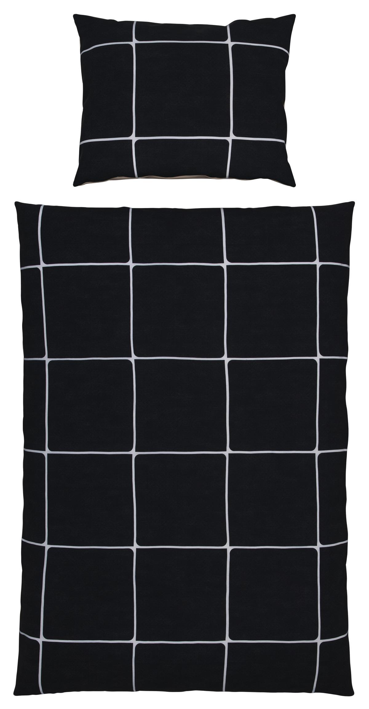 BETTWÄSCHESET LINNEA WENDE - Weiss/Beige, Modern, Textil (160cm) - Modern Living