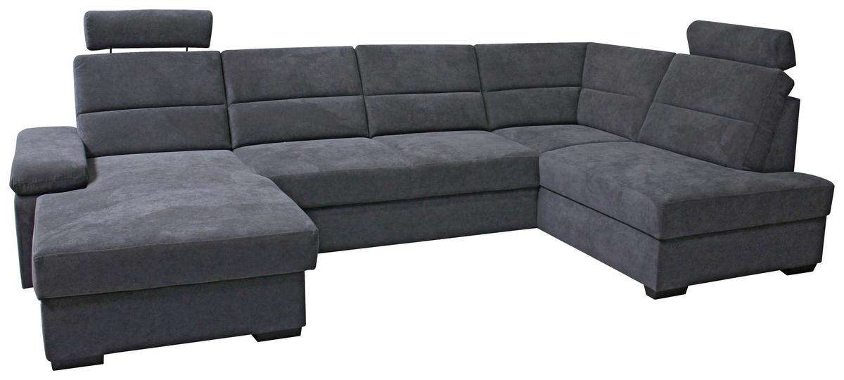 Canapea modulară NORMAN - antracit, Design, textil (166/319/183cm) - Mömax