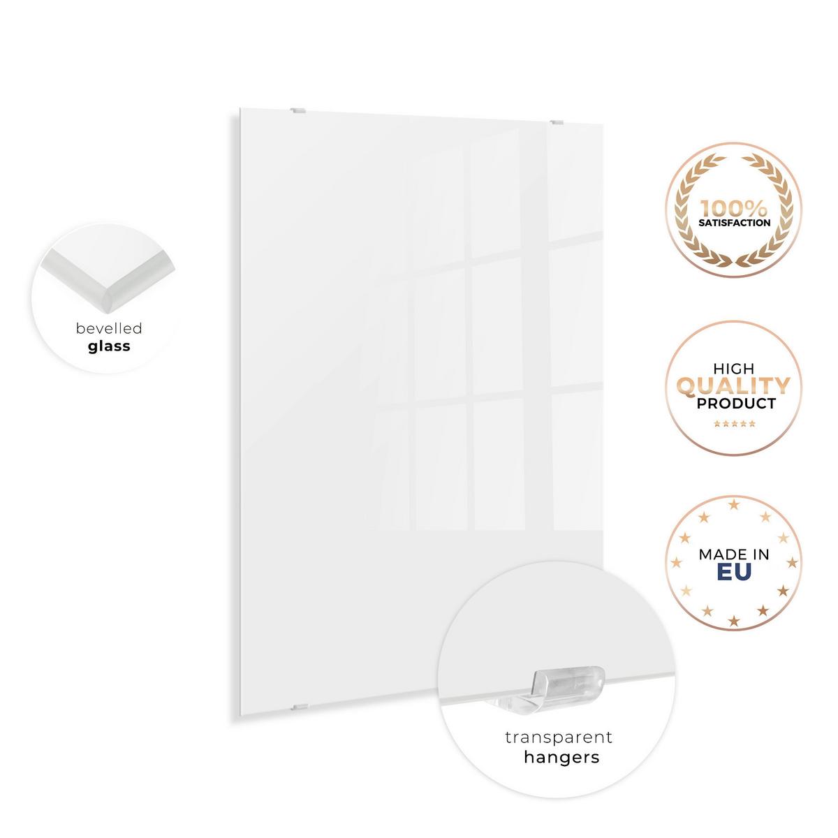 Glasbild Multicolor ca. 120x80cm - Multicolor, Basics, Glas/Papier (120/80cm)