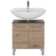 Omarica Za Pod Umivalnik Garziello - hrast/krom, Moderno, kovina/leseni material (60/55/31cm) - Mömax modern living Omarica Za Pod Umivalnik Garziello - hrast/krom, Moderno, kovina/leseni material (60/55/31cm) - Mömax modern living