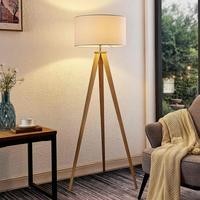 LAMPA STOJĄCA COLCHESTER *SBN* - kolor naturalny/biały, Konventionell, metal/tkanina (45/148cm) - Novel