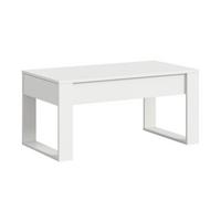 Klubska Miza Malmö, Bela - bela, Design, leseni material (110/53/60cm) - Livetastic