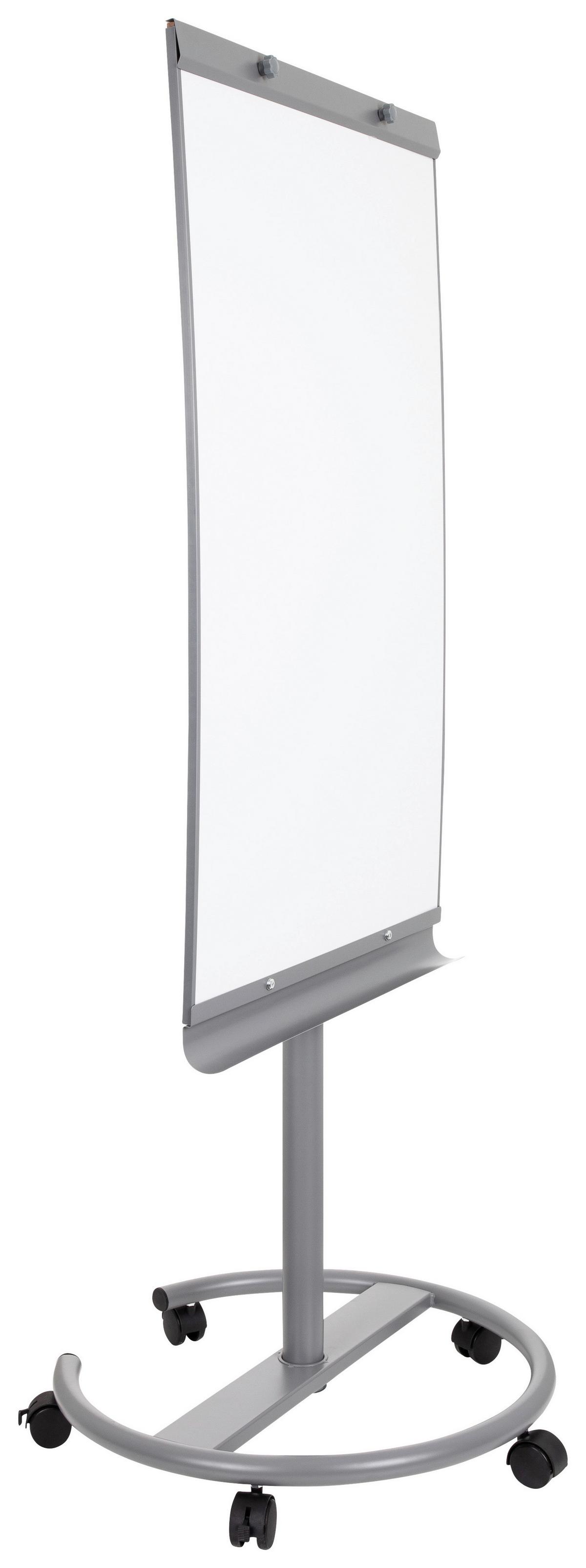 Bela Tabla Multiboard, Srebrna - srebrne barve/bela, Basics, kovina/umetna masa (65,5/133-190/60cm) - MID.YOU