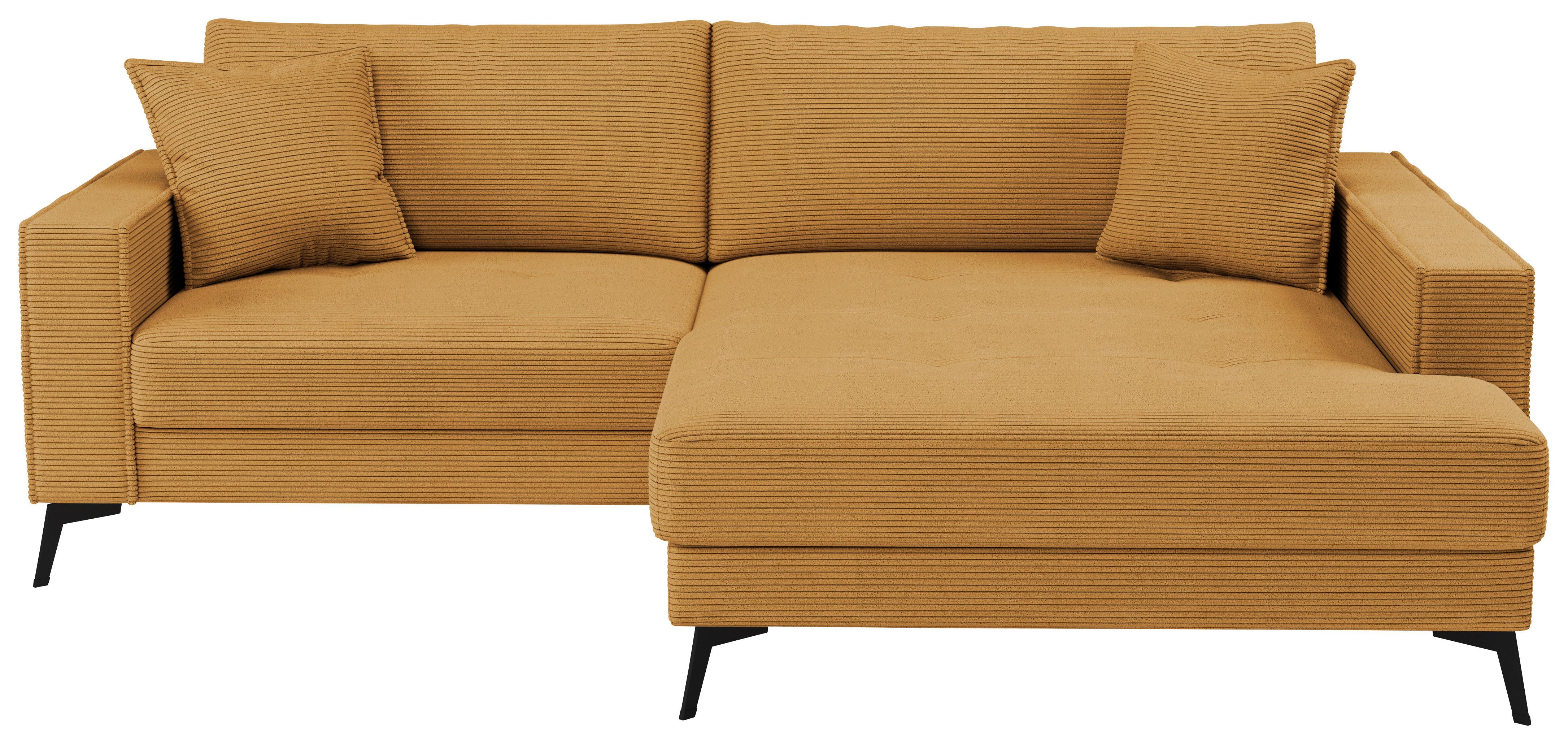 Coltar TED - galben muștar, Trend, textil (228/174cm) - Modern Living