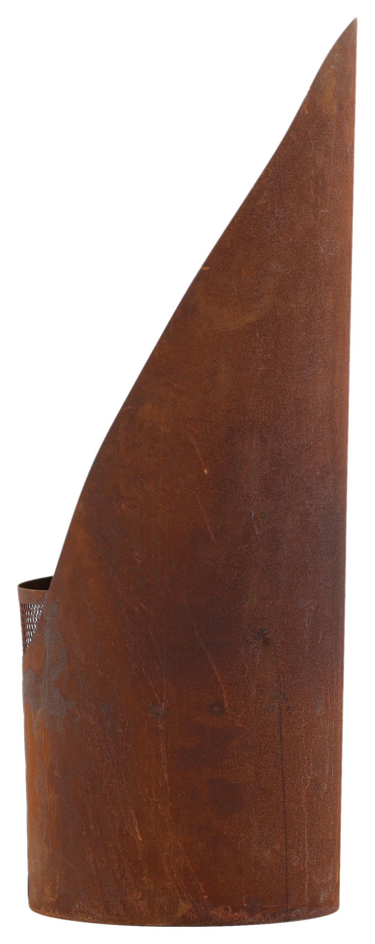 Feuerkorb Bastian ca. 37x100x37 cm Dunkelorange - Dunkelorange, KONVENTIONELL, Metall (37/100/37cm) - Gardenson