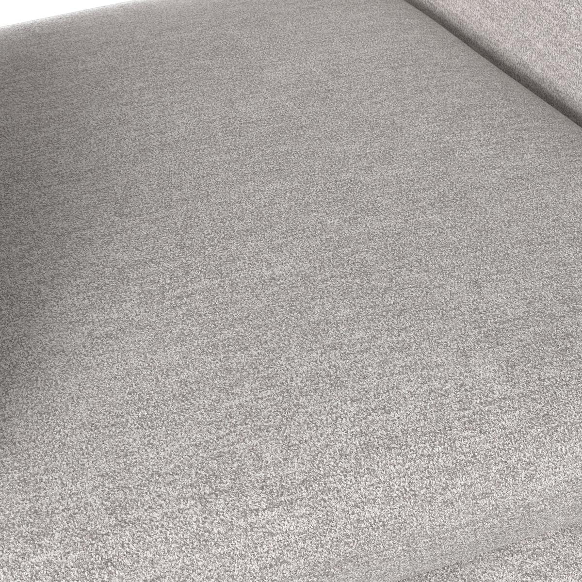 Armlehnstuhl Adrien Greige Webstoff Drehbar Gepolstert - Greige/Naturfarben, MODERN, Holz/Textil (64/59/92cm) - Bessagi Home