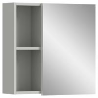Spiegelschrank Copa ca. 55x55x17 cm Grau - MODERN, Glas/Holzwerkstoff (55/55/17cm) - MID.YOU