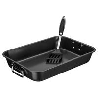 Pekač Black - črna, Basics, kovina (40/28,5/7cm) - GSW