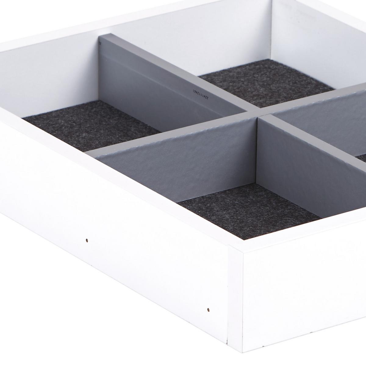 Sertar Unit - alb, Modern, material pe bază de lemn (42,4cm) - Ondega