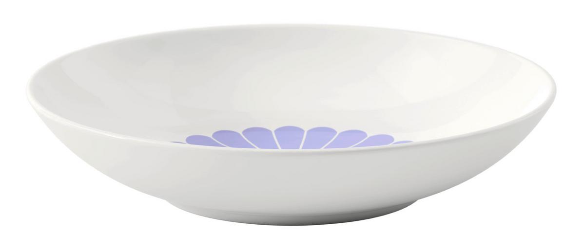 TALERZ DO MAKARONU 10-4551-3381 VILLEROY & BOCH - biały/jasnoniebieski, Modern, ceramika (24/5cm) - Villeroy & Boch