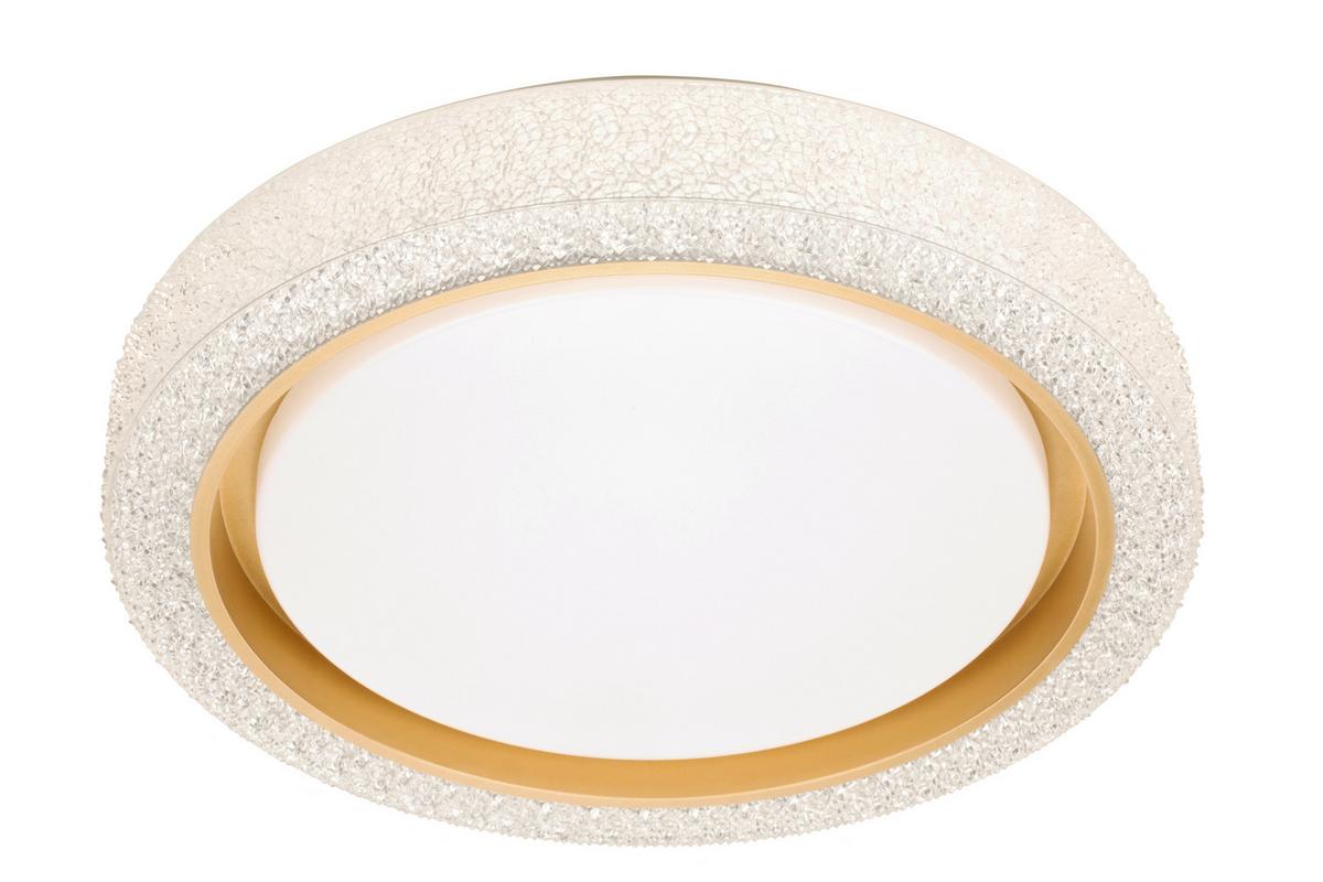 LED Mennyezeti Lámpa Kit - aranyszínű/fehér, Konventionell, műanyag/fém (40cm) - Mömax