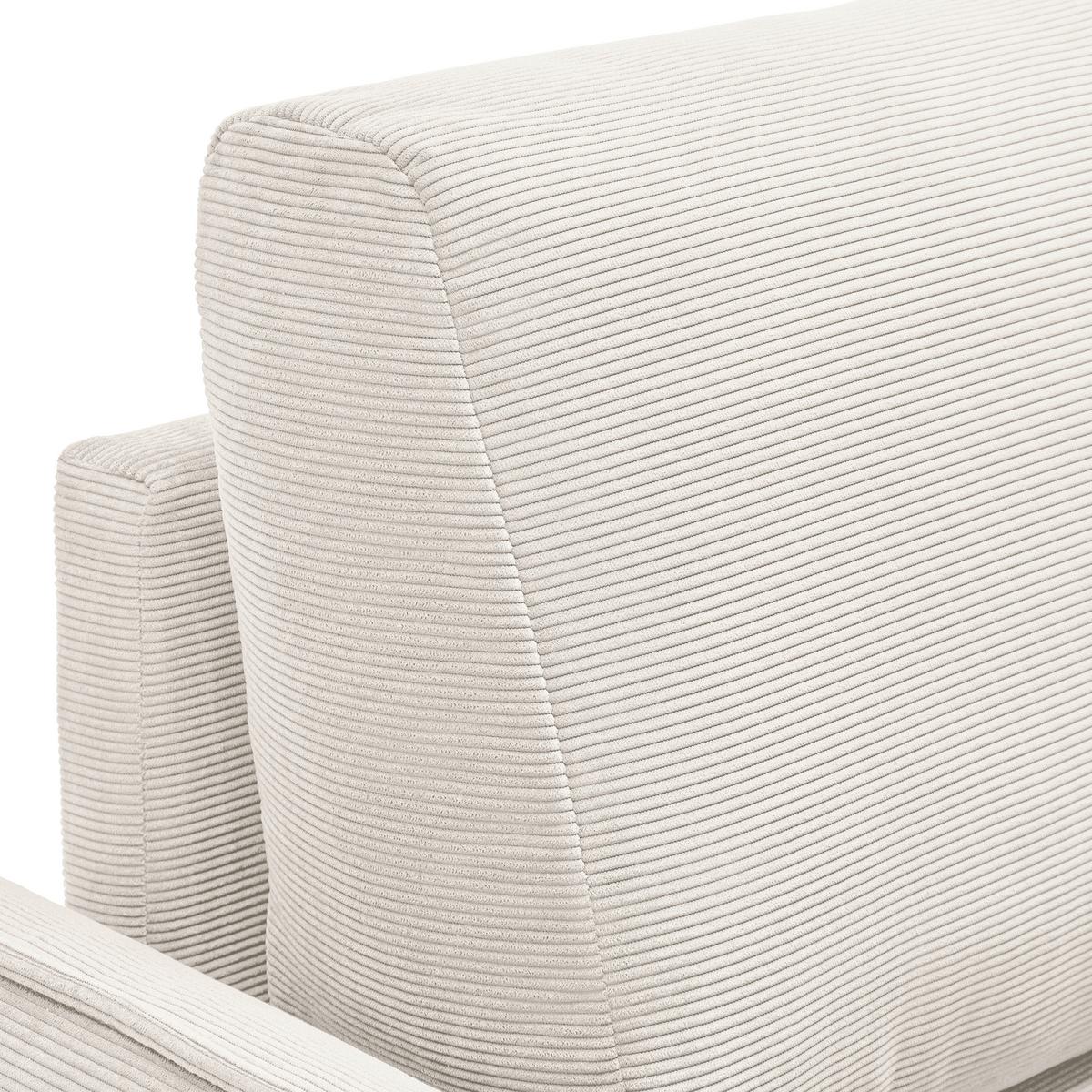 CANAPEA CU 3 LOCURI CUSTOM - bej, Modern, textil (183/85/92cm) - Mömax