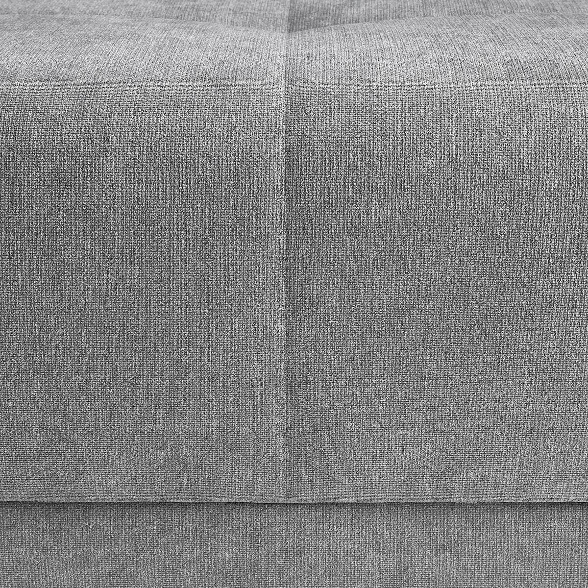 Sedežna Garnitura Adriano, Siva, Ležišče, Predal - siva/črna, Moderno, tekstil (313/91/217cm) - Mömax