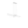 LED-Hängeleuchte Salinas in Weiß max. 34 Watt - Weiß, Design, Metall (110/40/150cm) - Trio Leuchten