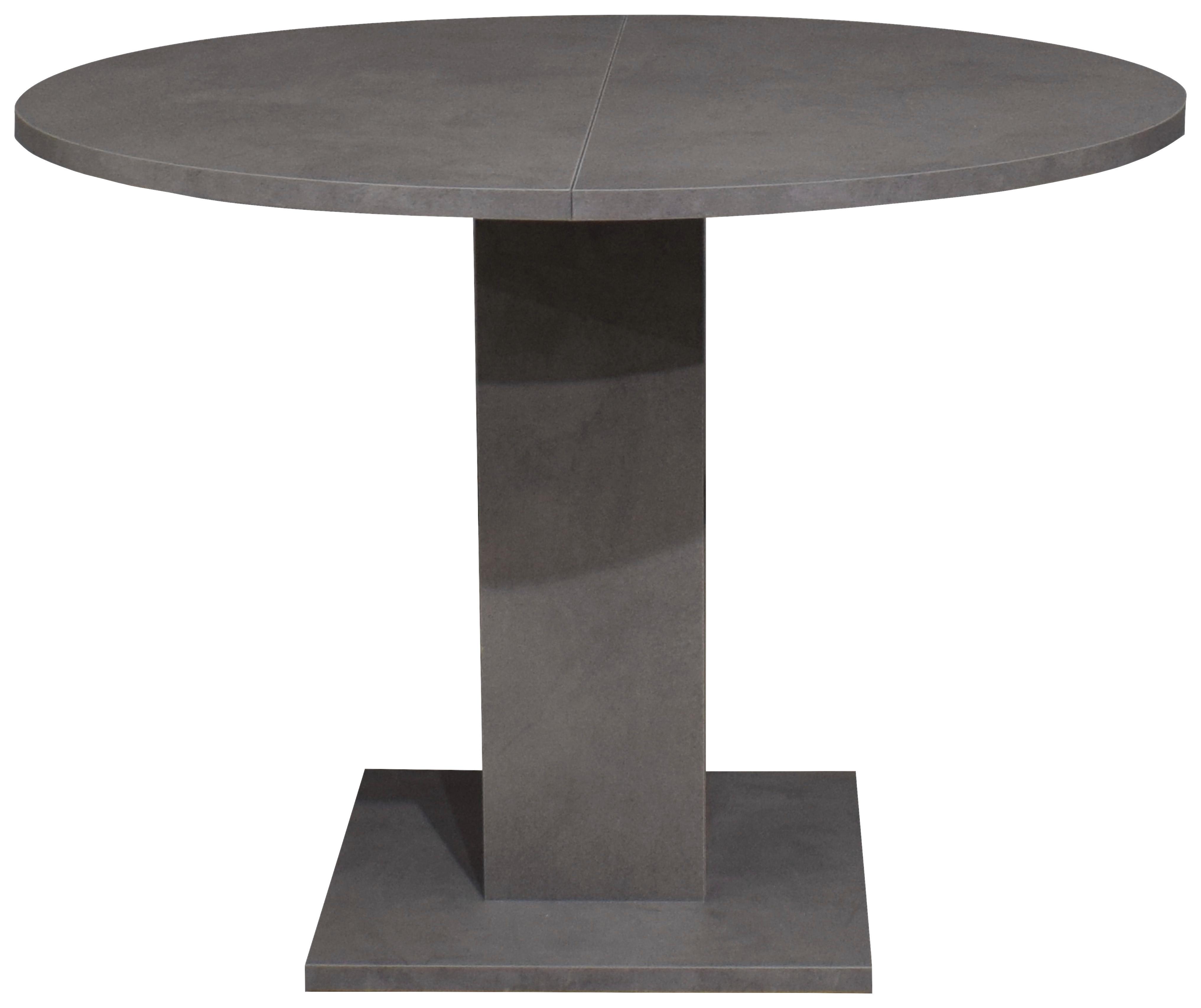 Ausziehtisch Tap in Graphitfarben - Graphitfarben, Basics, Holzwerkstoff (110-150/90/76cm) - Mömax