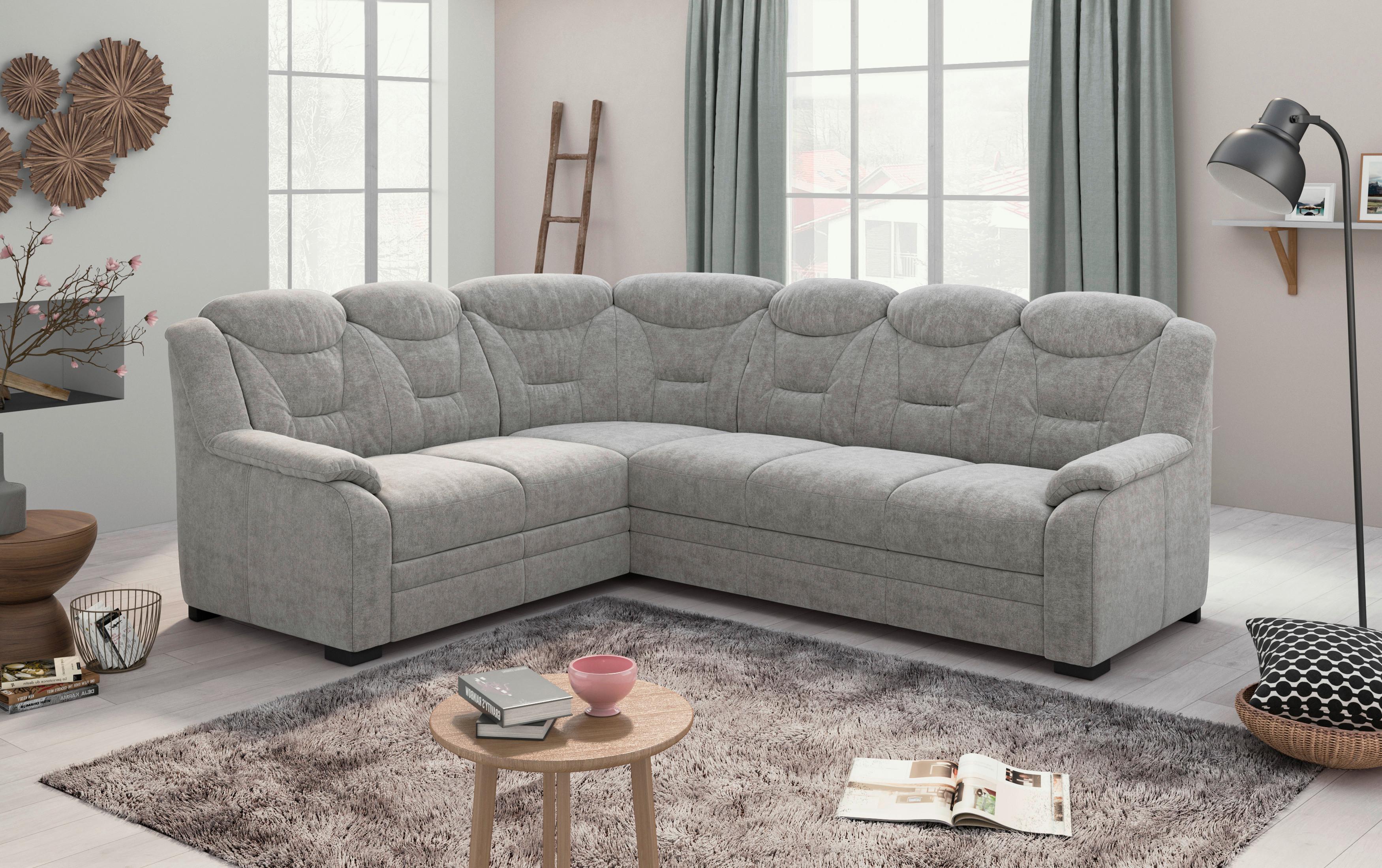 Sarokkanapé Marcus C253765 - világosszürke, Modern, textil (211/99/263cm)
