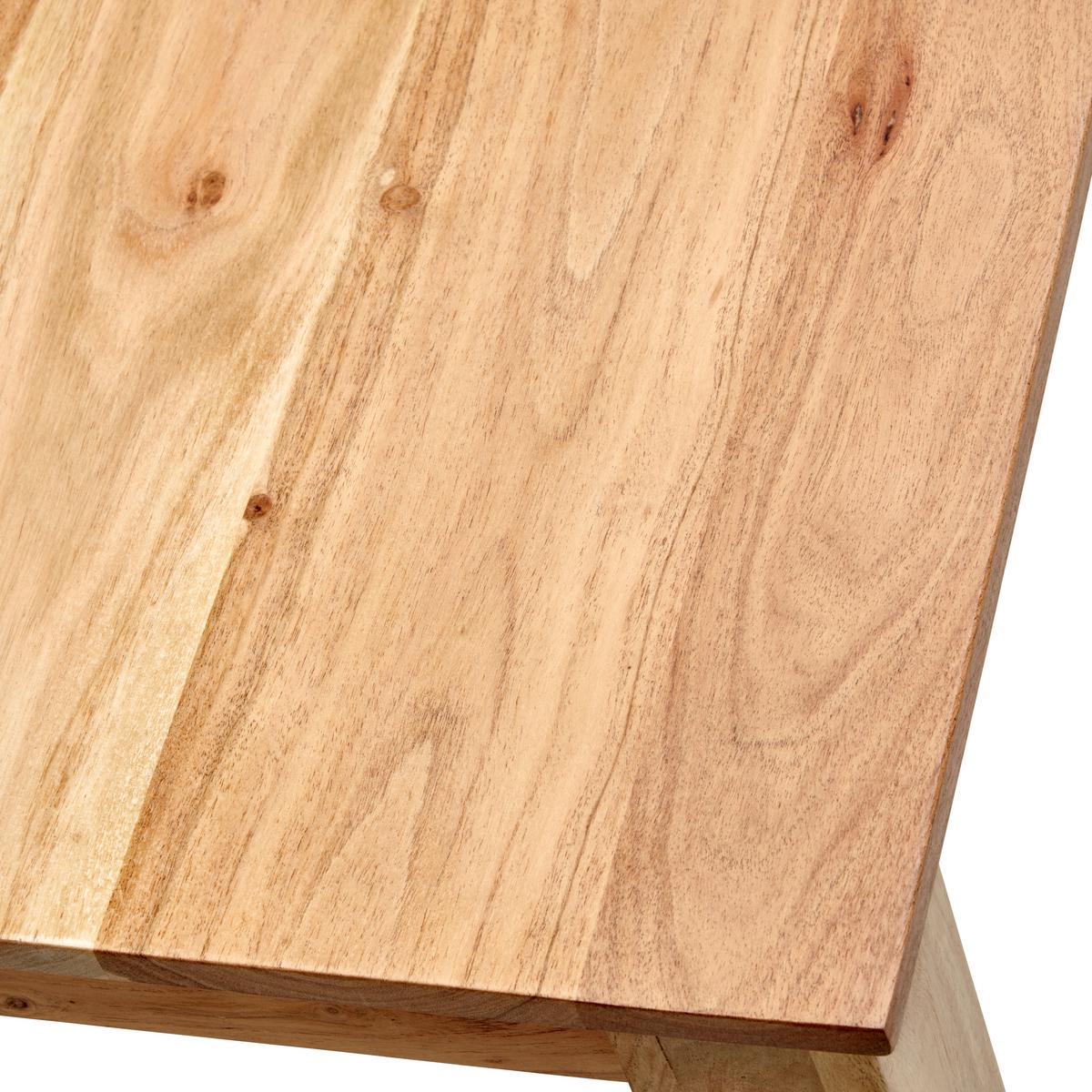 STÓŁ DO JADALNI RIGA - kolor akacjowy, Konventionell, drewno (120/80/76cm) - MID.YOU