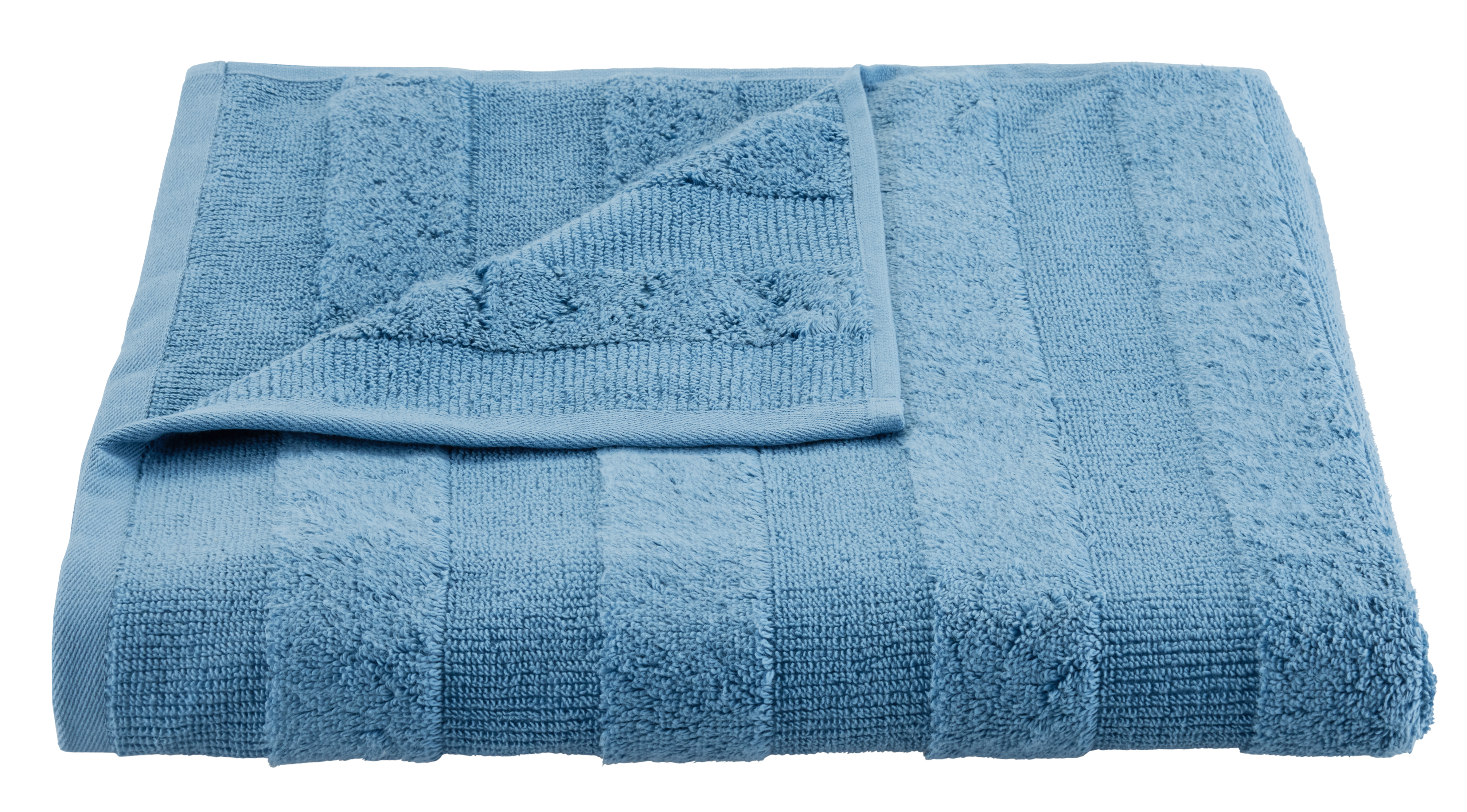 Duschtuch Chris in Stahlblau ca. 70x140cm - Blau, Textil (70/140cm) - Premium Living
