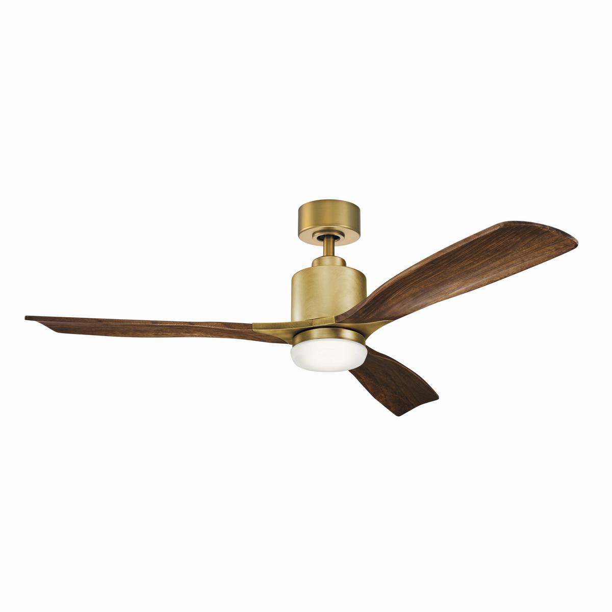 Stropni Ventilator Ridley - boje mjeda, Konvencionalno, metal (132/41cm)