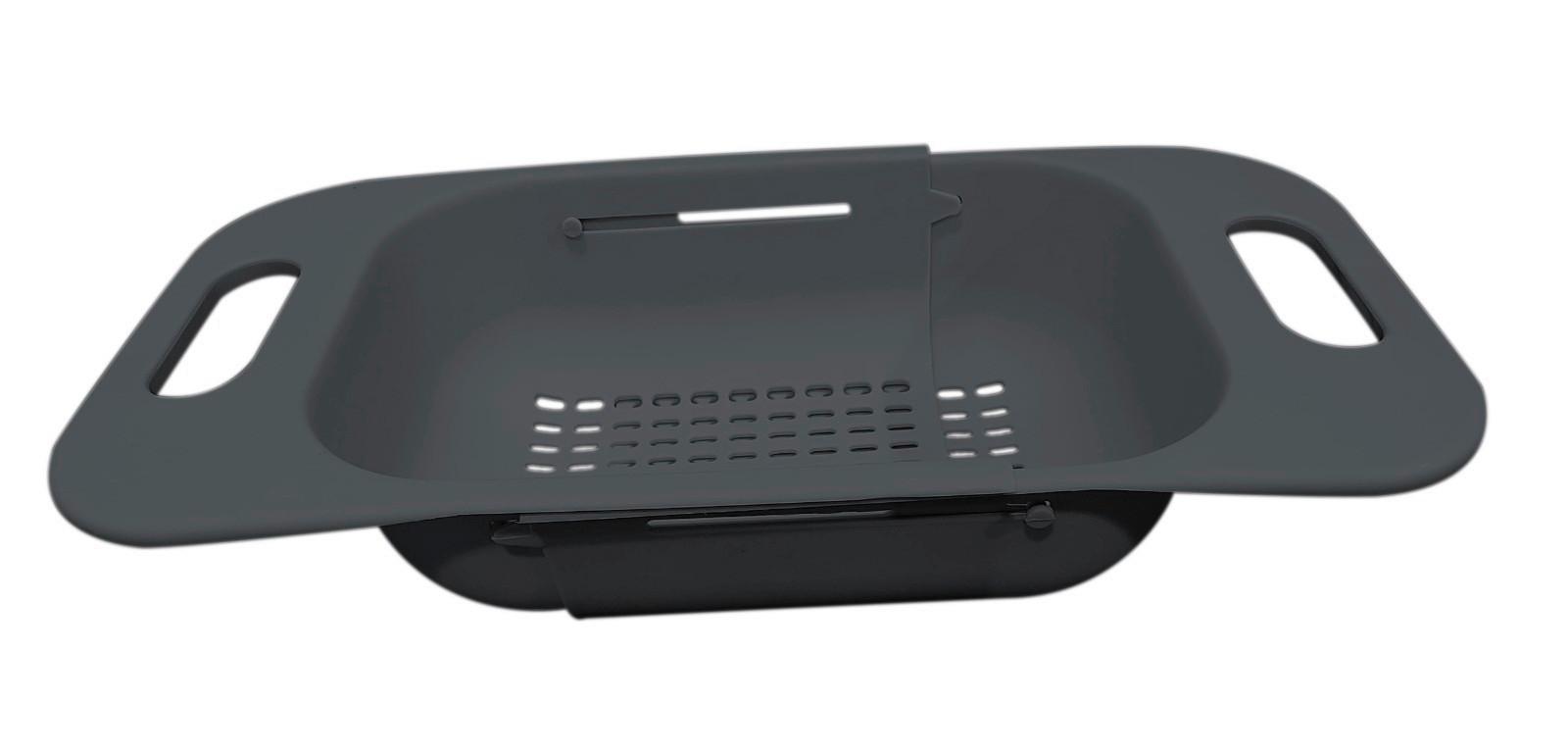 Strecurătoare pentru chiuvetă Michael - gri, Modern, plastic (38/19/7,8cm) - Mömax