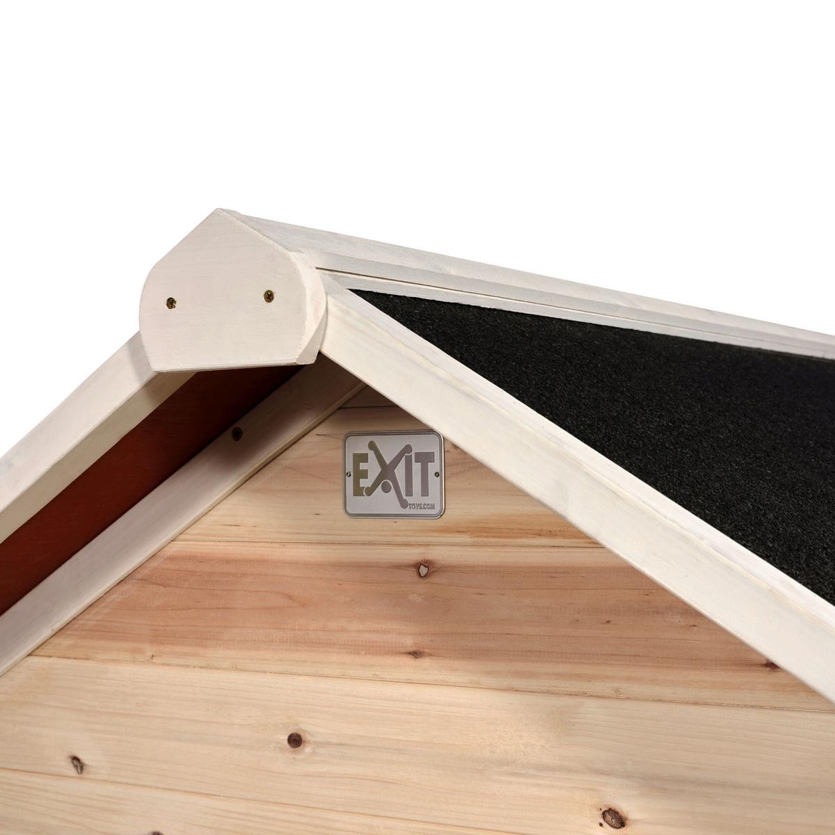 Spielturm Exit Loft Naturfarben - Limette/Naturfarben, KONVENTIONELL, Holz (329/190/253cm) - EXIT Toys