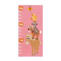 KINDERTEPPICH JOY 4168 ROSA ANIMALS 75 X 160 - Rosa, Basics, Textil (75/160cm) - Kayoom