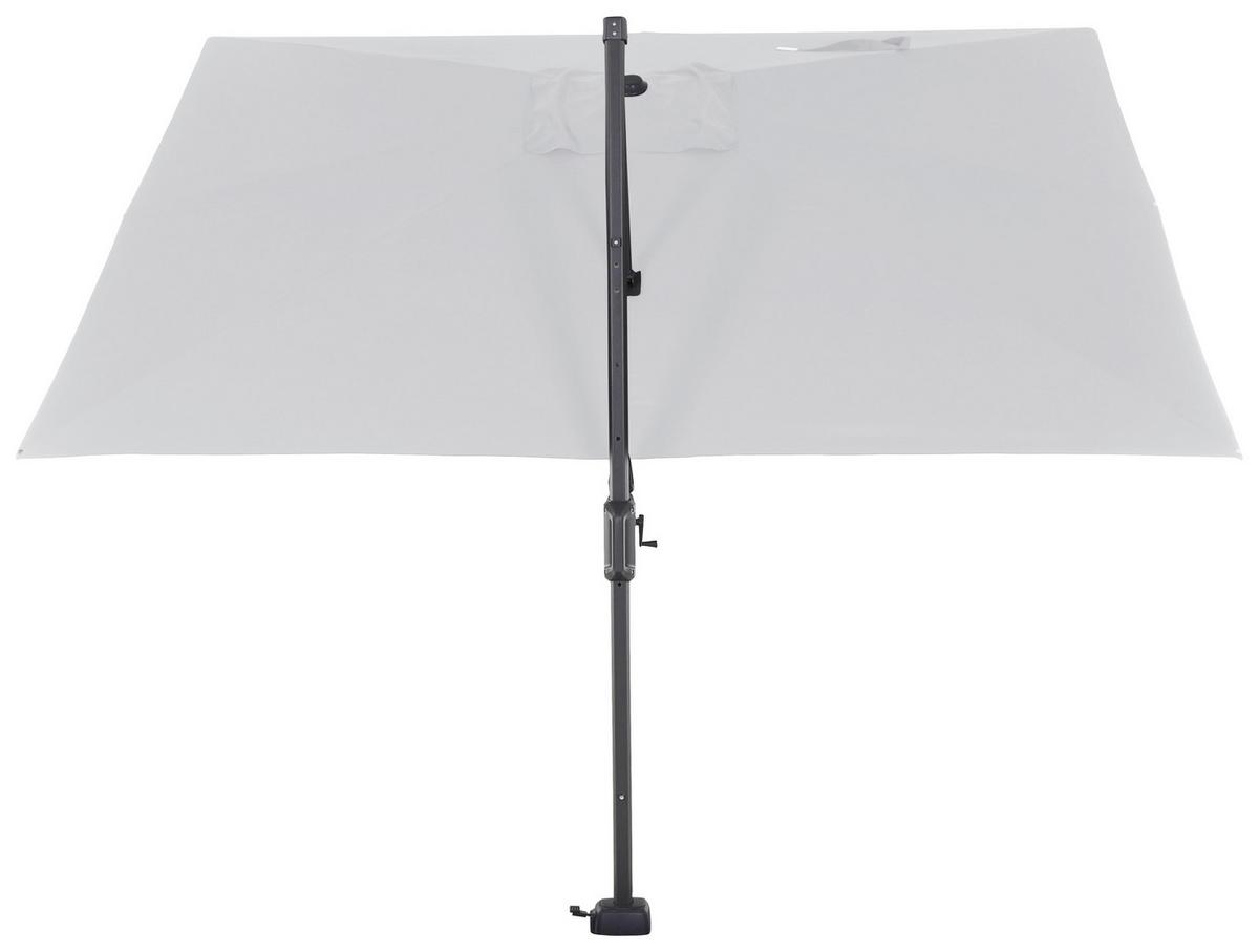 Ampelschirm Sunset N+ BHT 350x 252x260 cm Anthrazit/Grau - Anthrazit/Grau, KONVENTIONELL, Textil/Metall (350/260cm) - Siena Garden