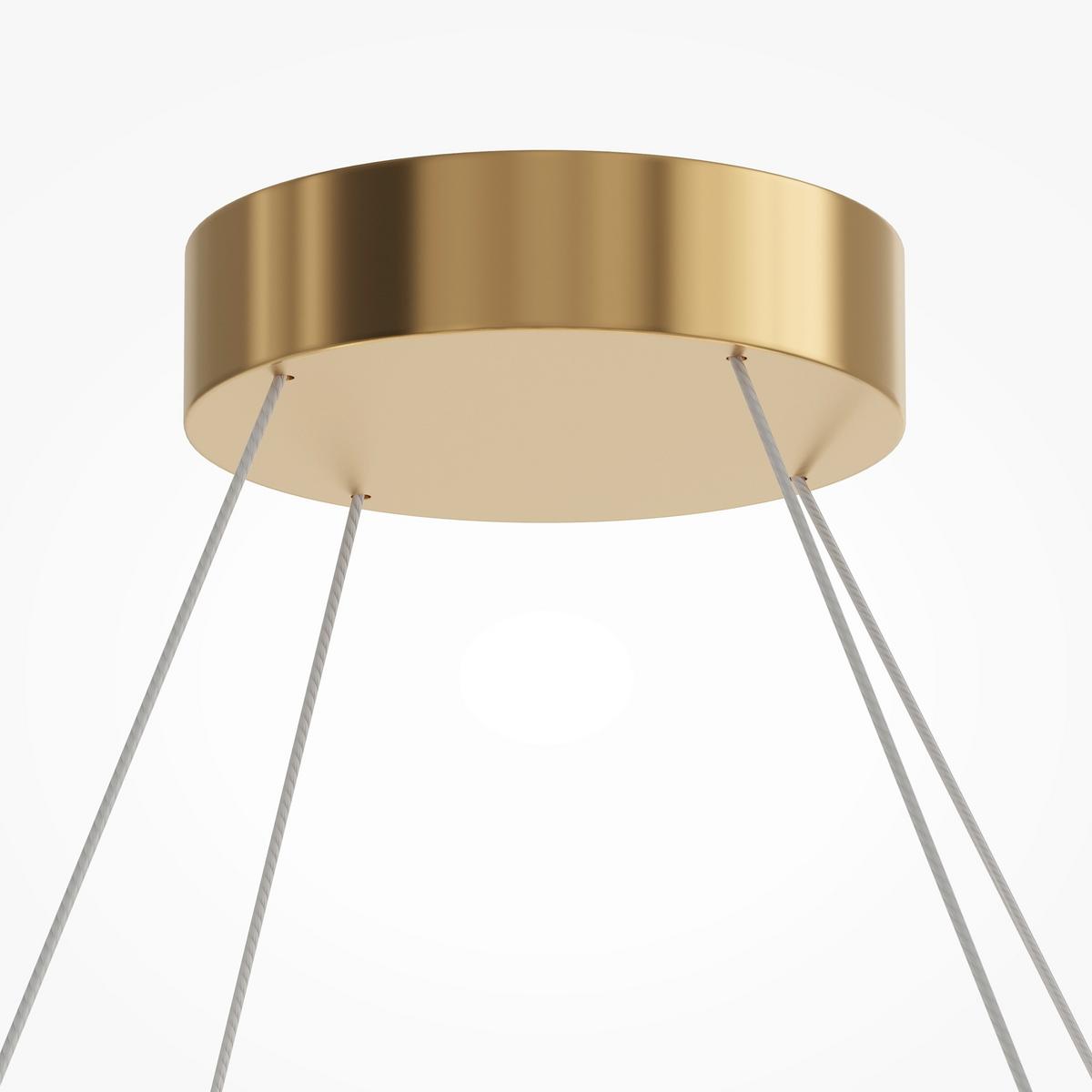 Pendelleuchte Mod555pl-L35g3k - Goldfarben, Design, Metall (80/345.5/80cm) - MAYTONI