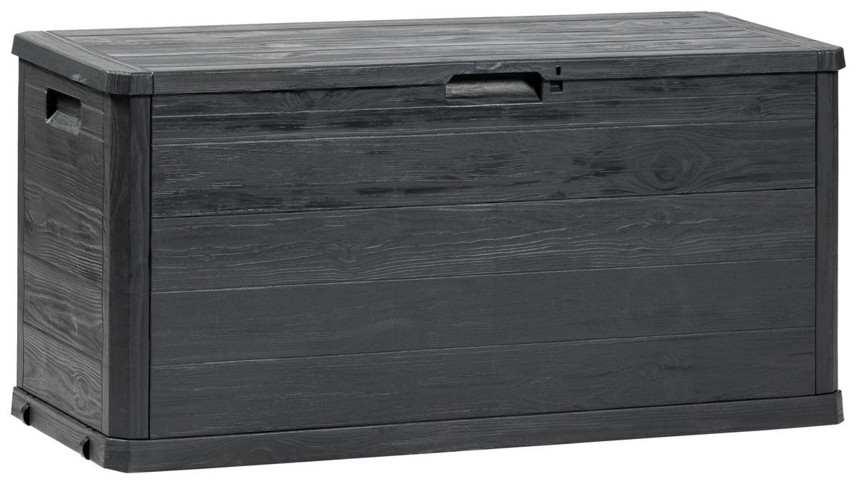 Zaboj Za Blazine Woody, Antracit - antracit, Basics, umetna masa (117/56/45cm) - Mömax