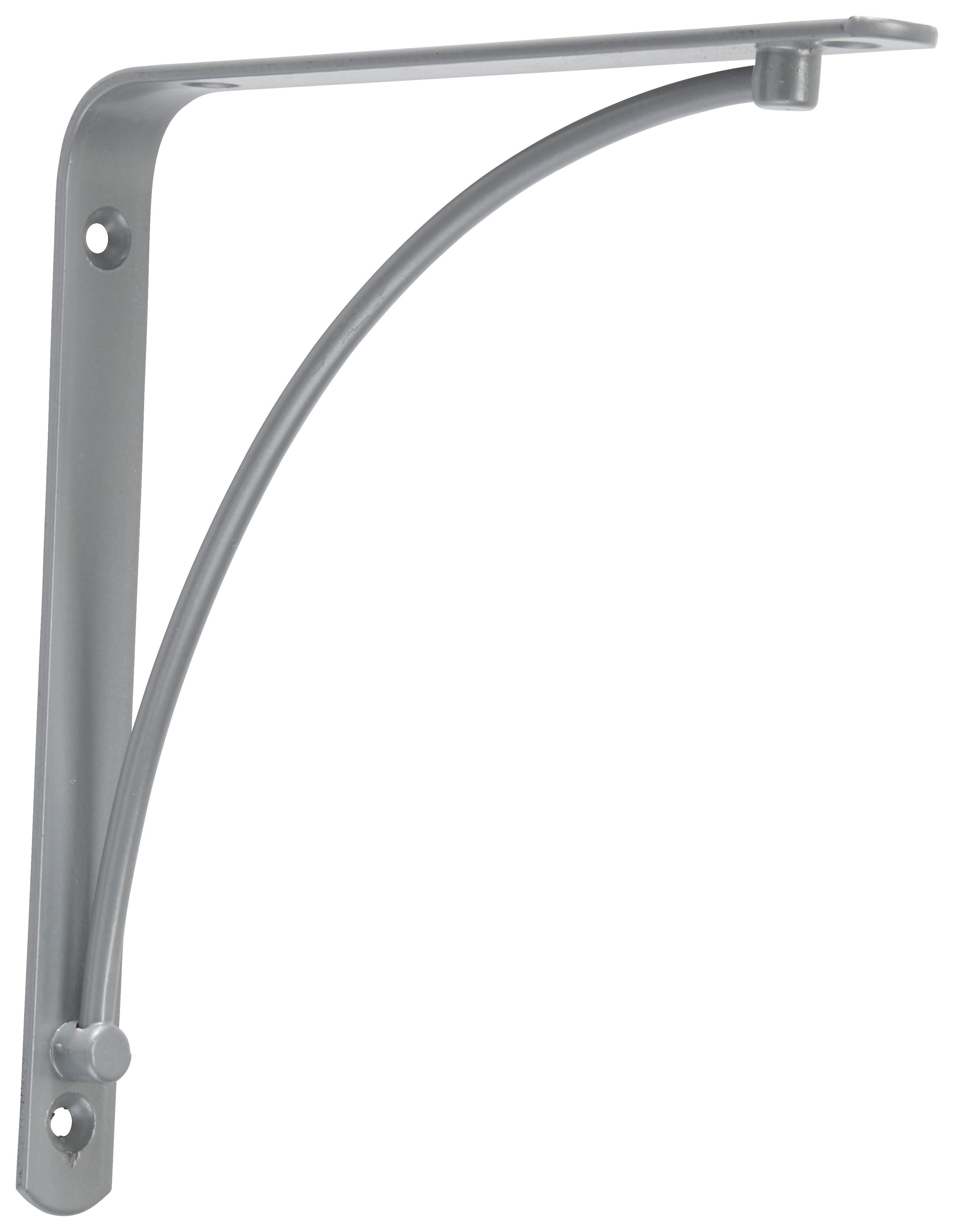 Wandhalter Silber - Silberfarben, Modern, Metall (20/20/2cm) - Modern Living