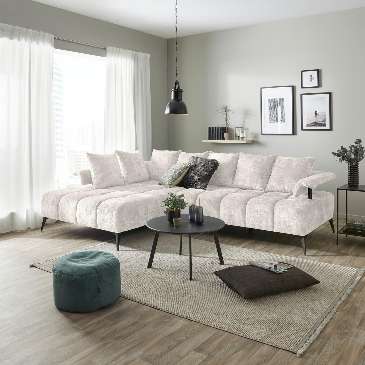 Coltar VANESSA NEW - bej, Modern, textil (200/297cm) - Modern Living