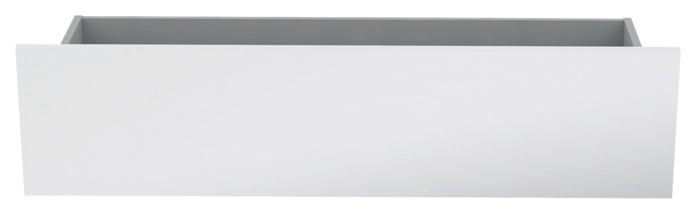Schublade Unit in Weiss Hochglanz - Weiss Hochglanz, Modern, Holzwerkstoff (90,9/21,9/36,6cm) - Based