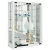 Hängevitrine Udina in Weiß - Schwarz/Weiß, MODERN, Glas/Holz (60/80/25cm) - MID.YOU