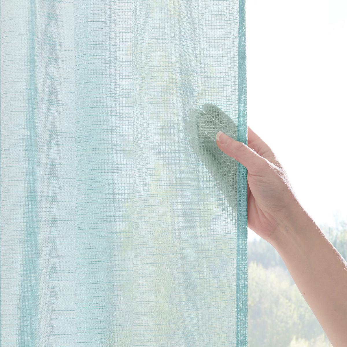 ZASŁONA GOTOWA EVA - jadeitowa zieleń, Romantik / Landhaus, tkanina (140/255cm) - Premium Living