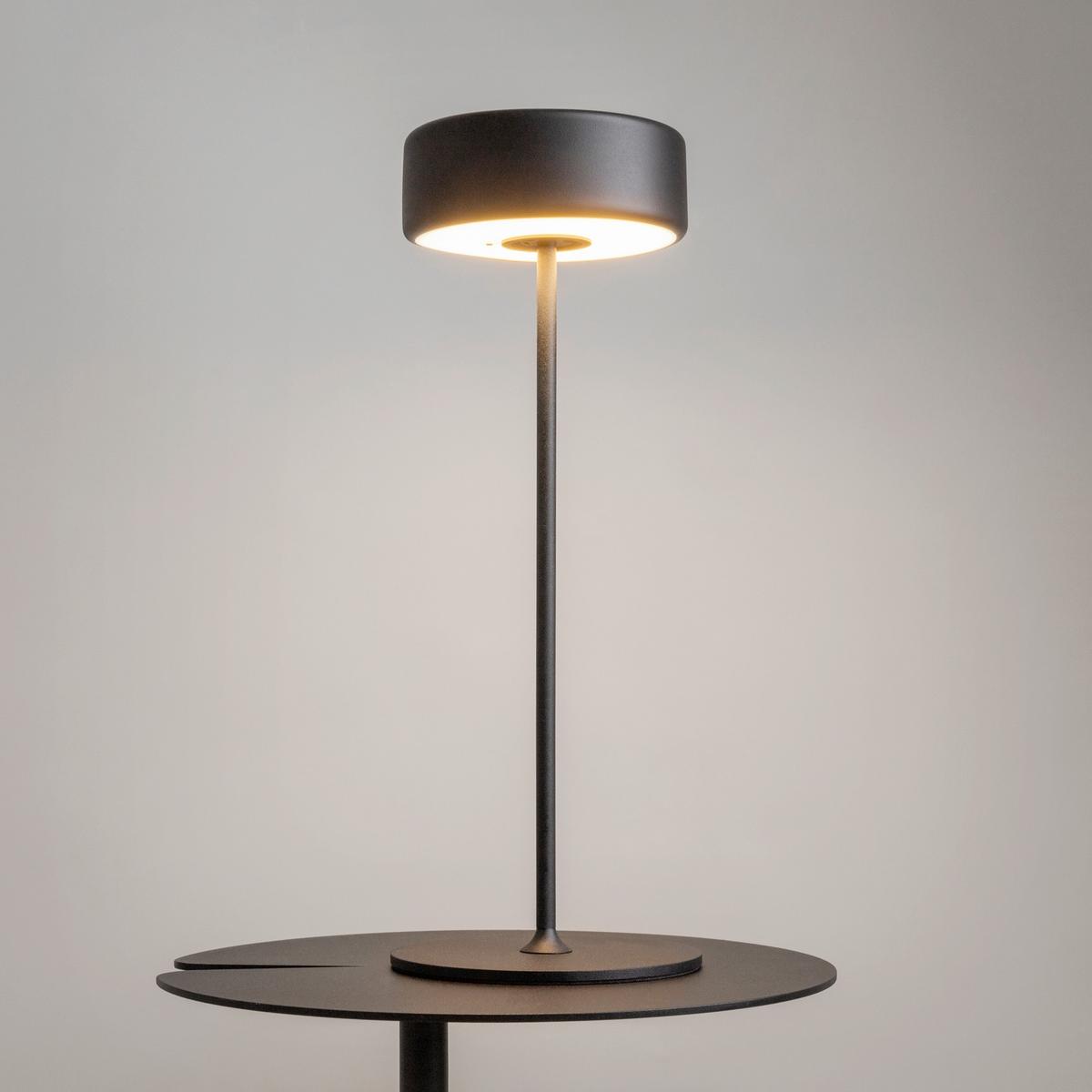 AKKU-TISCHLEUCHTE AI COLLABORATION - Goldfarben/Schwarz, Design, Metall (12/34,5cm) - MAYTONI