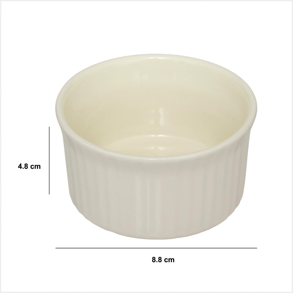 Posuda Za Pečenje Ekin - bijela/smeđa, Basics, keramika (8,8/4,8cm)