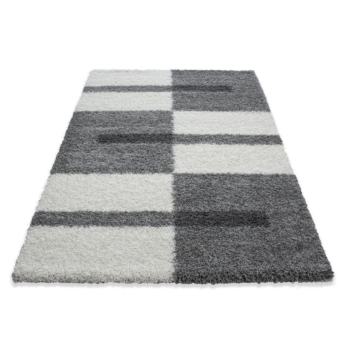 Hochflorteppich Gala Hellgrau ca. 200x290cm - Hellgrau, Design, Textil (200/290cm) - Novel