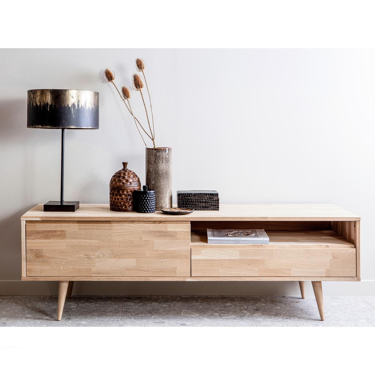 Lowboard Tygo Eichefarben - Eichefarben, Design, Holz (150/47/44cm) - Livetastic