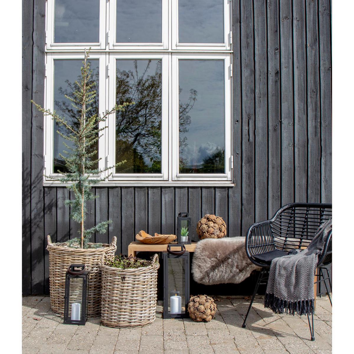 Korbset Braun, 2-teilig - Braun, Basics, Holz
