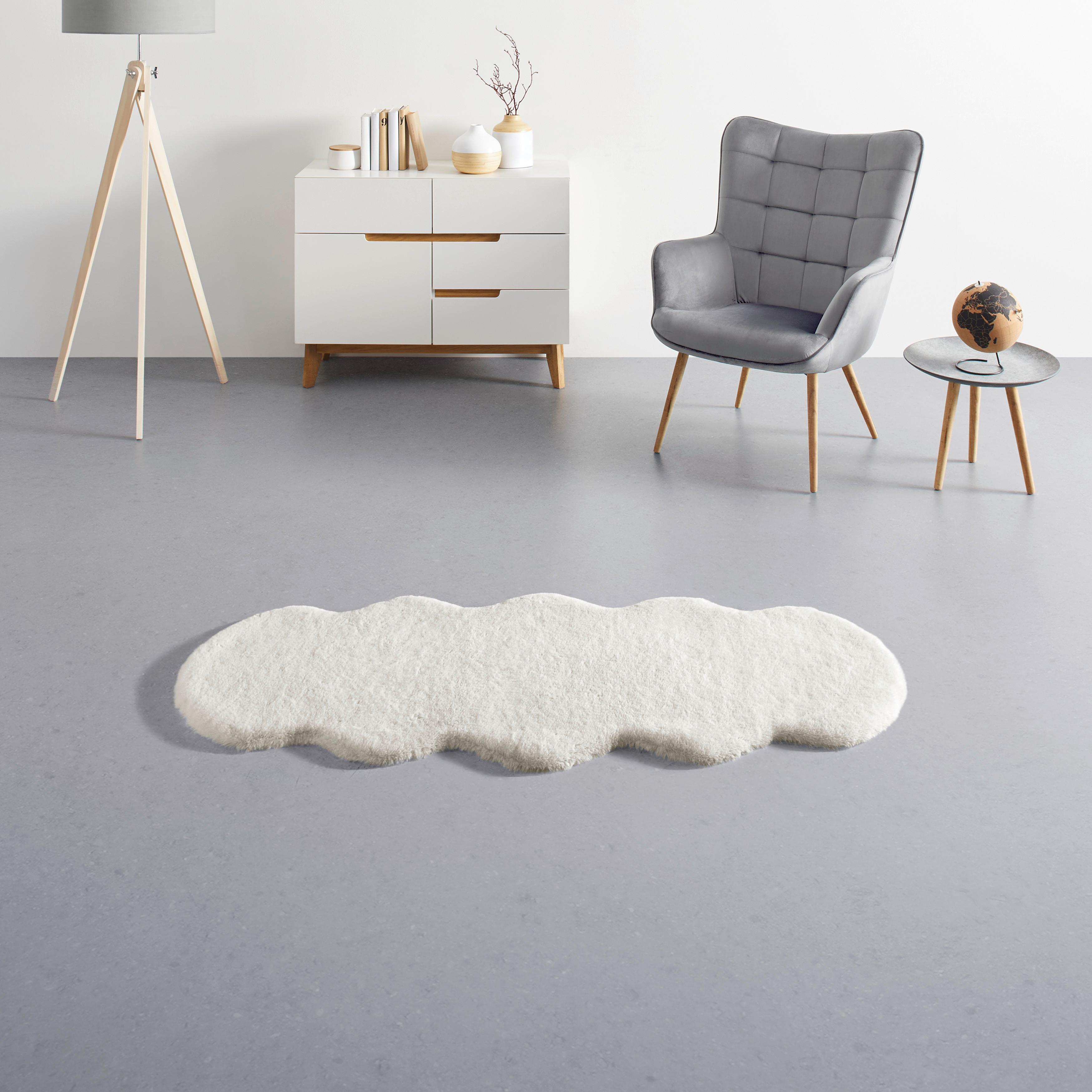 Kunstfell Nico 2 in Creme ca. 60x150cm - Creme, KONVENTIONELL, Fell (60/150cm) - Mömax
