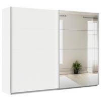 Ormar S Kliznim Vratima Feldkirch - bijela/srebrne boje, Moderno, drvni materijal/metal (271/210/62cm) - Modern Living